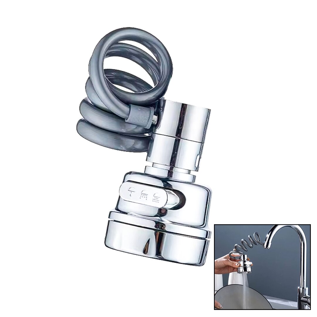 Federleitung - abgestuftes Chrom-Eingriff-Auslauf - Batterie