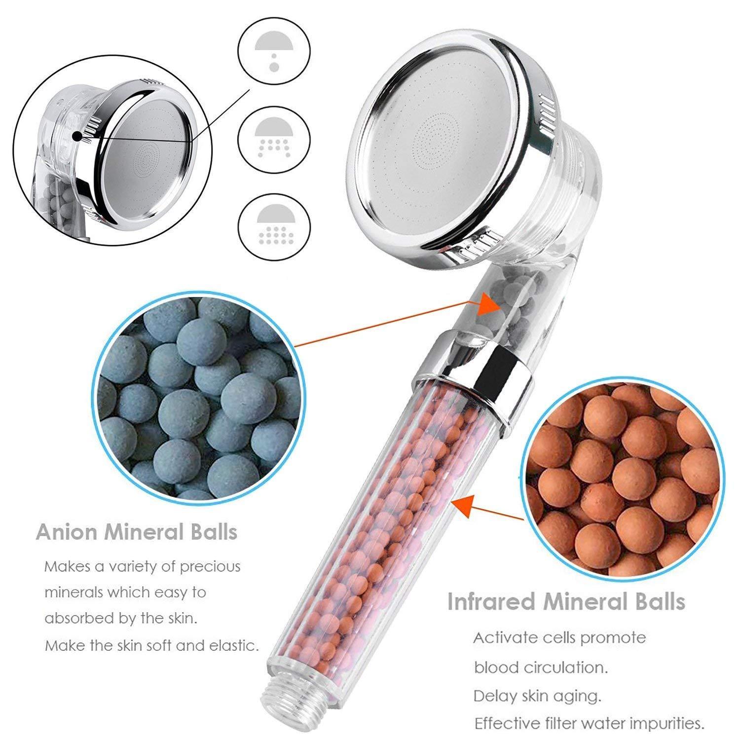 Gefilterter wassersparender intelligenter Duschkopf (5563) #4