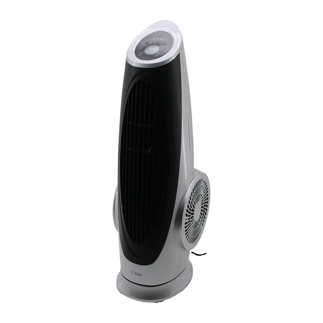 KİWİ KFAN-7690  KULE TİPİ   TURBO FAN VANTİLATÖR   KUMANDALI - DOKUNMATİK EKRAN  130W   3 KADEME HIZ   Y: 75CM (5563)