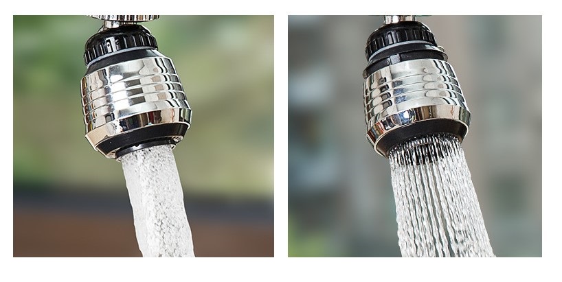 Flexibler Wassersparhahn-Aufsatz mit Schlauch, 2-Modi (5563) #3