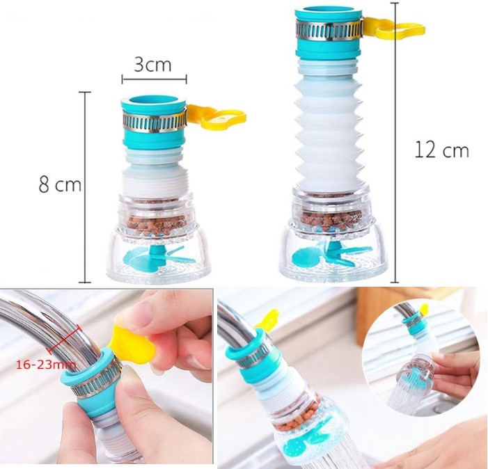 Drehbarer Strahlregler mit Mineralsteinen (5563) #4