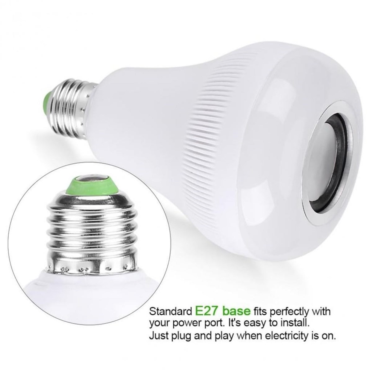 Kumandalı Bluetooth Hoparlör Ampul LD-37 (5563) #5