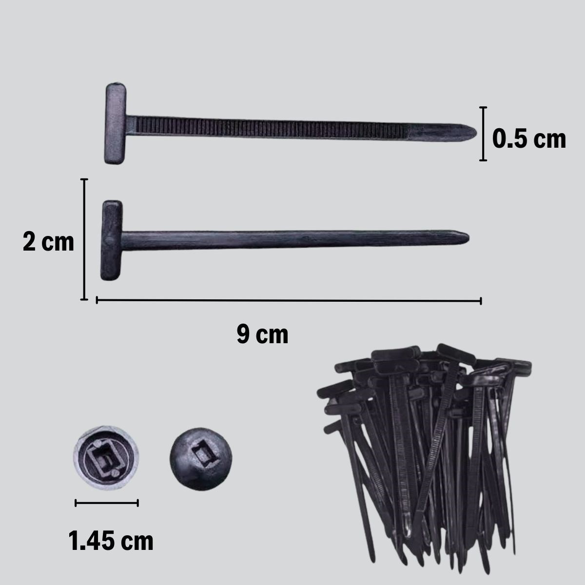 Plastik Bağlantı Elemanları 30lu Set (5563) #5