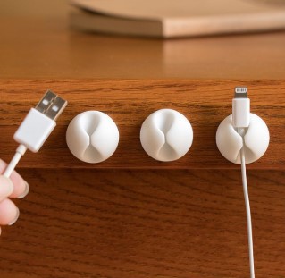 Schwarz-Weiße Kabelklemmen 10er Set (5563) #2