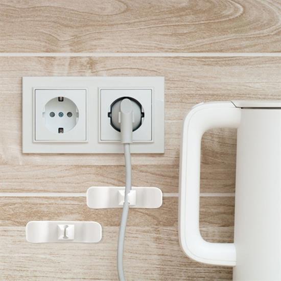 6&amp;#39;lı Pratik Kablo Toparlayıcı Yapışkanlı Klips Mutfak Air Fryer Kettle Kahve Tost Makinası (5563) #3