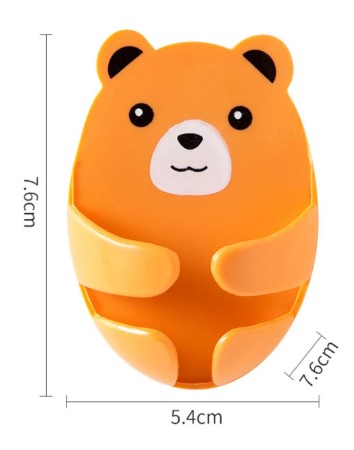 Ayıcık Desenli Çok Amaçlı 4 lü Fiş Tutucu (5563) #4