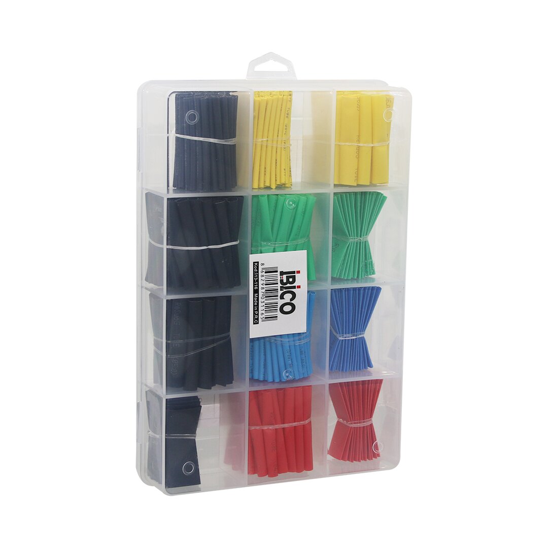 530PCS MAKARON KABLO TAMİR SETİ ISIYLA BÜZÜŞMELİ DARALAN HOR