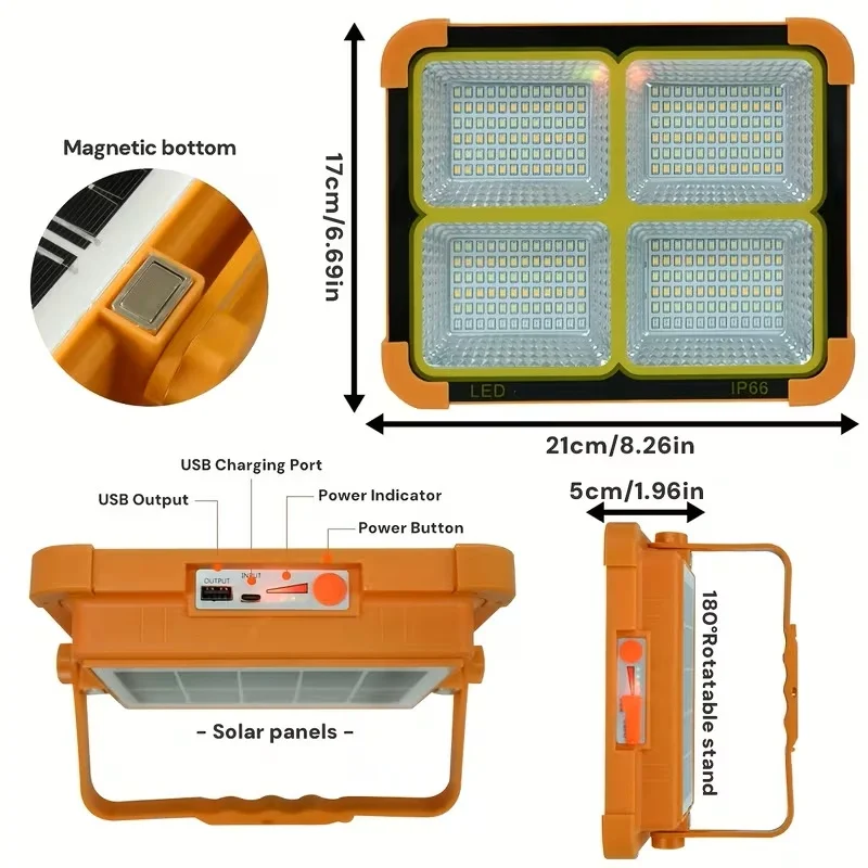 ProKAMA Ledli Solar Projektör 100W BK-100W (5563) #5