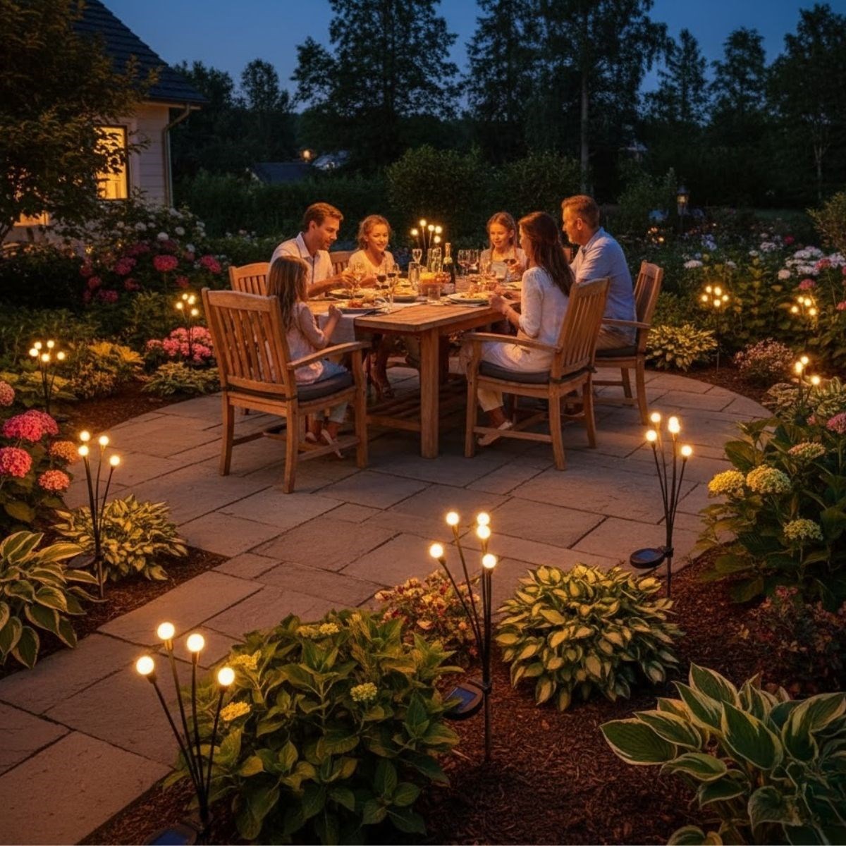 2 Adet Güneş Enerjili Plastik Bahçe Lambası – LED Dış Mekan Top Aydınlatma, Otomatik Açılıp Kapanan Solar Işık (5563) #5