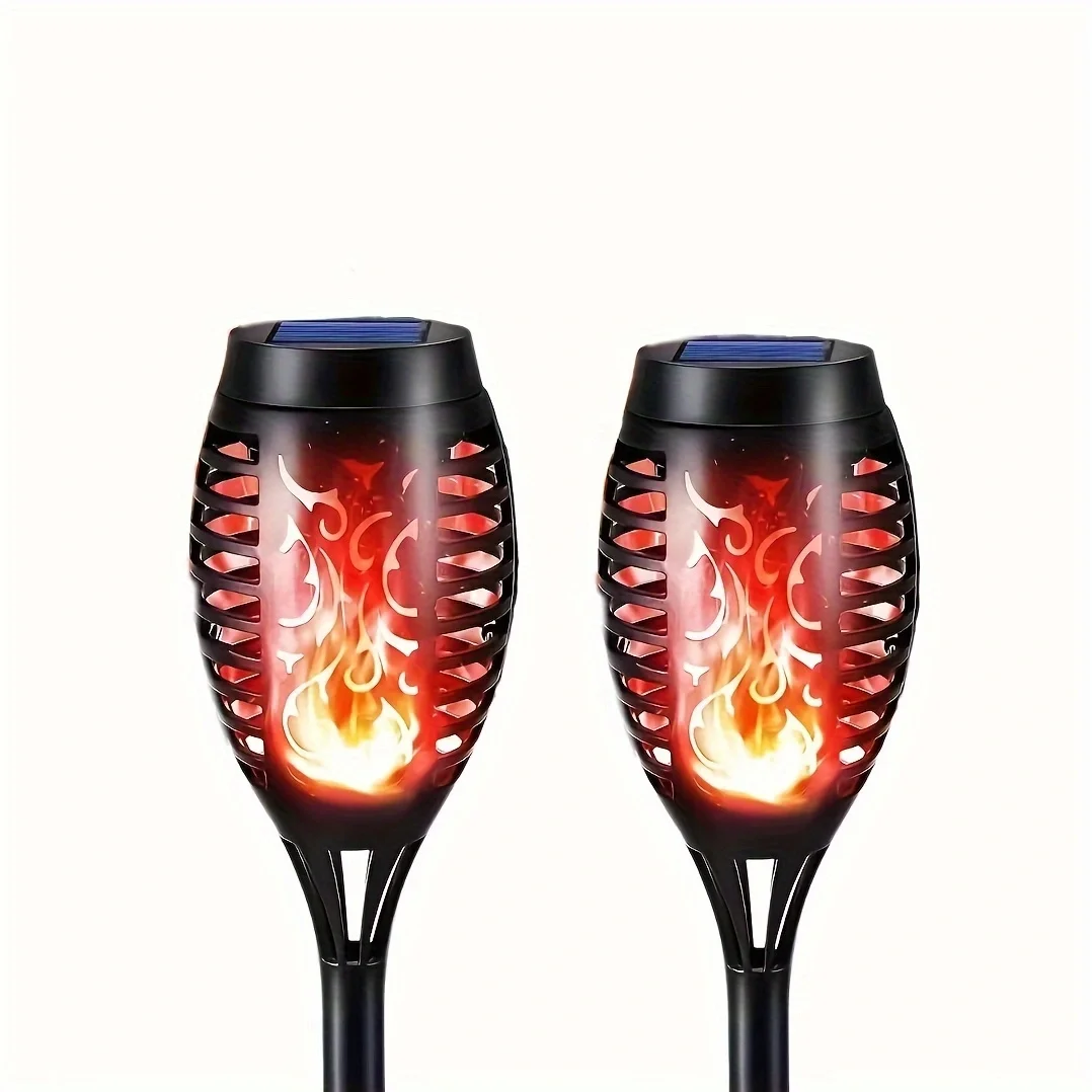 12 Ledli Alevli Solar Bahçe Aydınlatma  (5563) #2