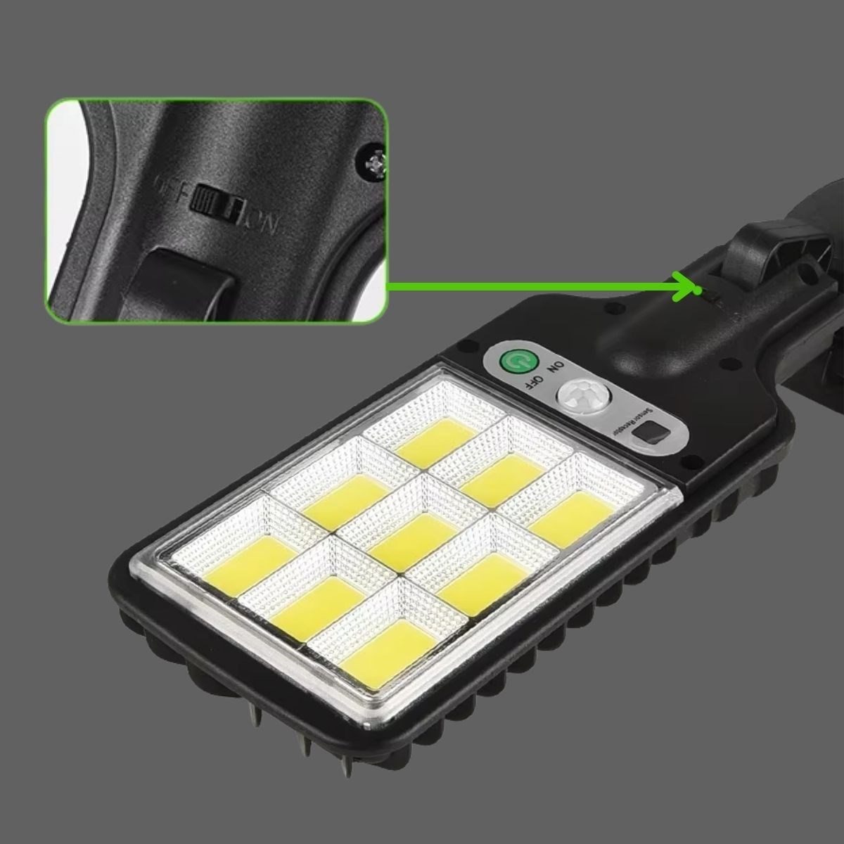 Solar-Wandleuchte mit 3 Lichtmodi und Fernbedienung (5563) #2