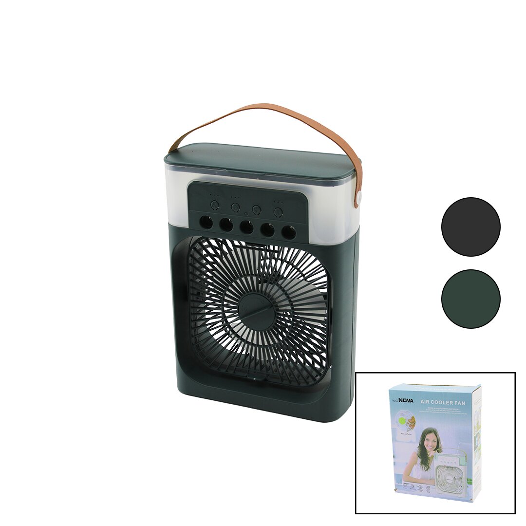 HAVA NEMLENDİRME - FAN - GECE LAMBASI MASA ÜSTÜ ULTRASONİK VANTİLATÖR 360 DERECE USB ŞARJ 3KDM HIZ (5563)