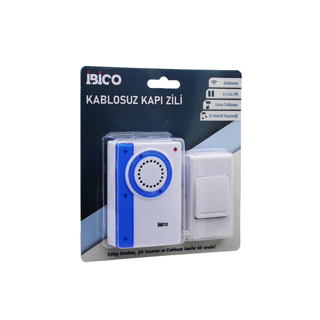 Wireless Doorbell 16 Melodies 50M Range 2AA Battery Button 2