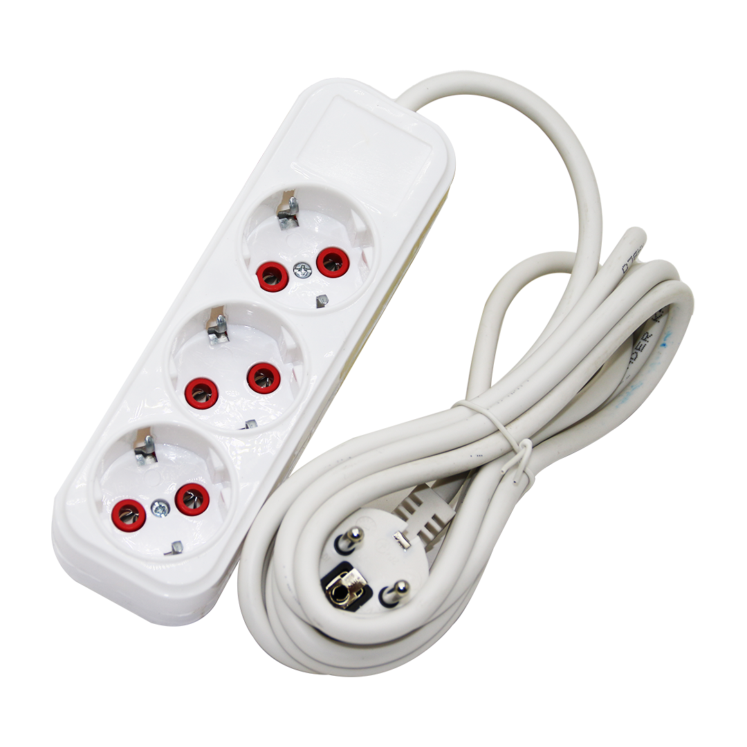 3er 5m Verlängerungskabel Mehrfachsteckdose (5563)