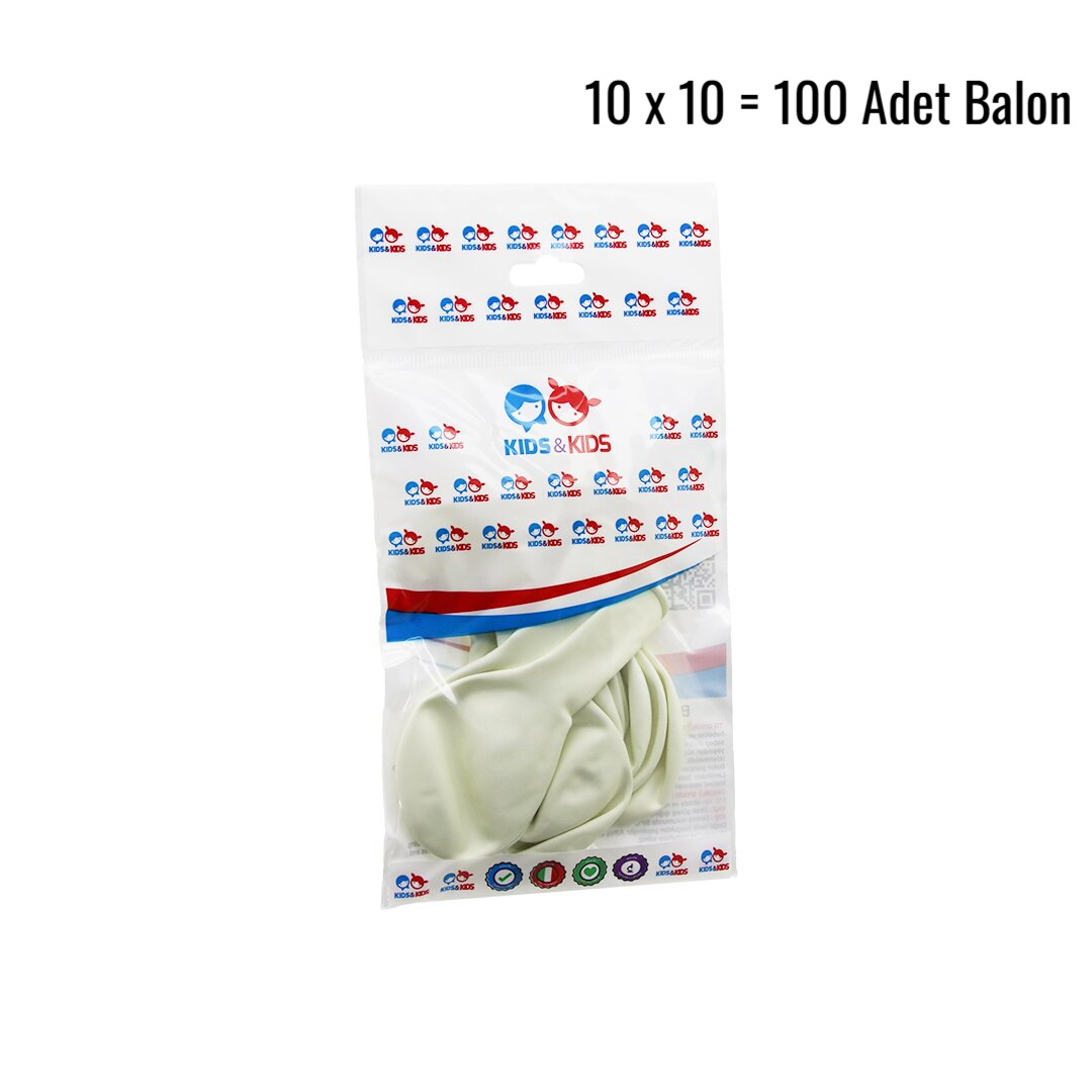 WHITE 100PCS BALLOON G-90A (5563)