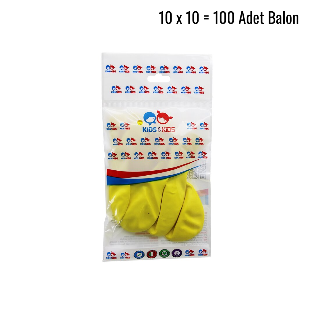 YELLOW 100PCS BALLOON G-90A (5563)