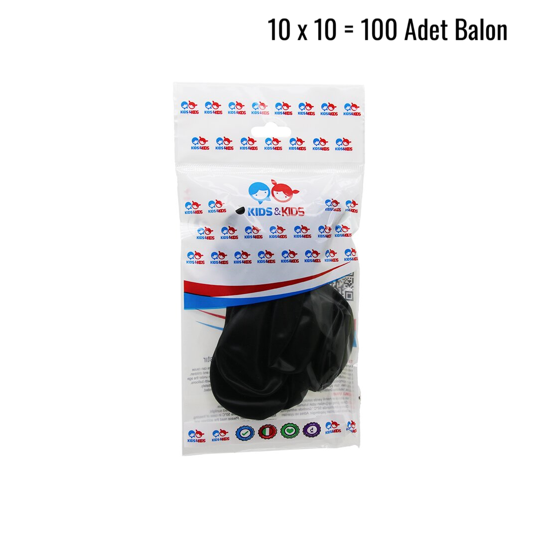 BLACK 100PCS BALLOON G-90A (5563)