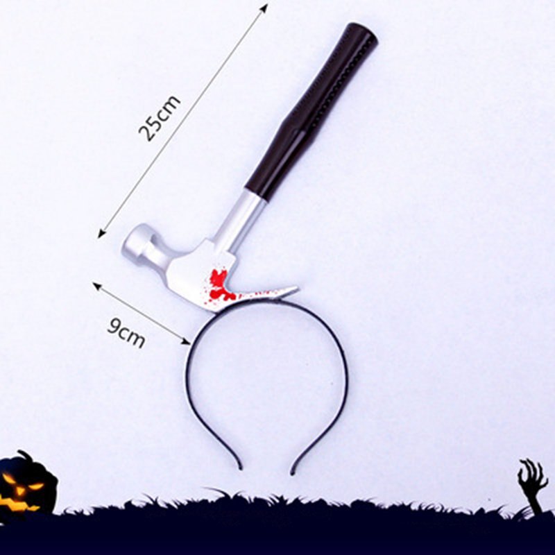 Hammer Head Novelty Tiara with Brown Handle (5563)