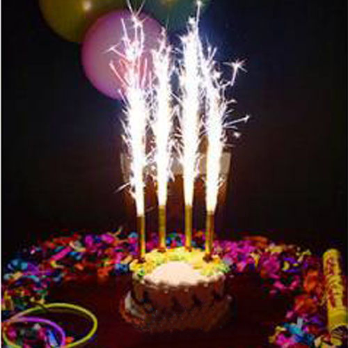 Pasta Volcano Cake Sparkler 1 Pc (5563)