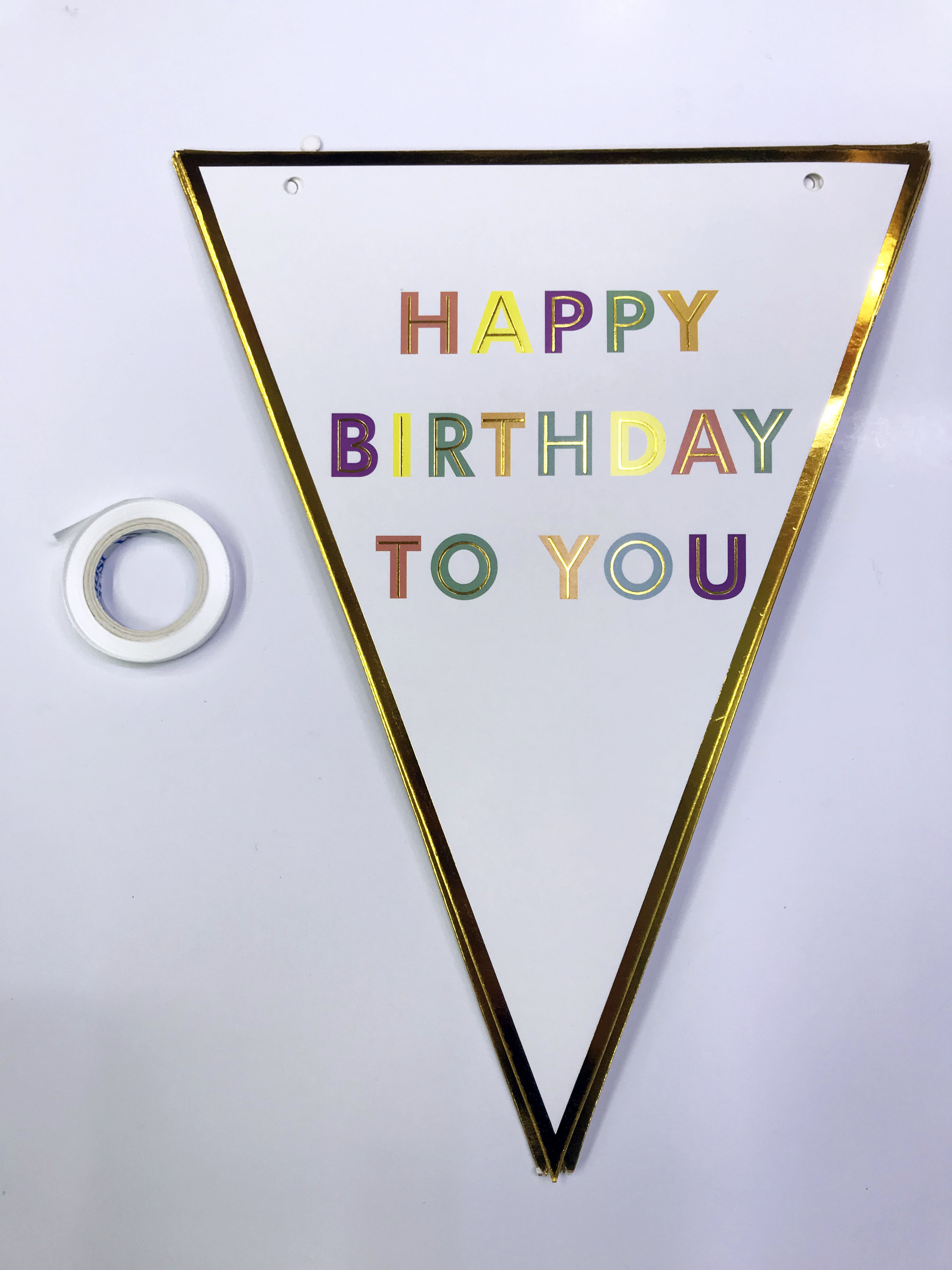 Happy Birthday To You Flama Flag Decoration (5563)