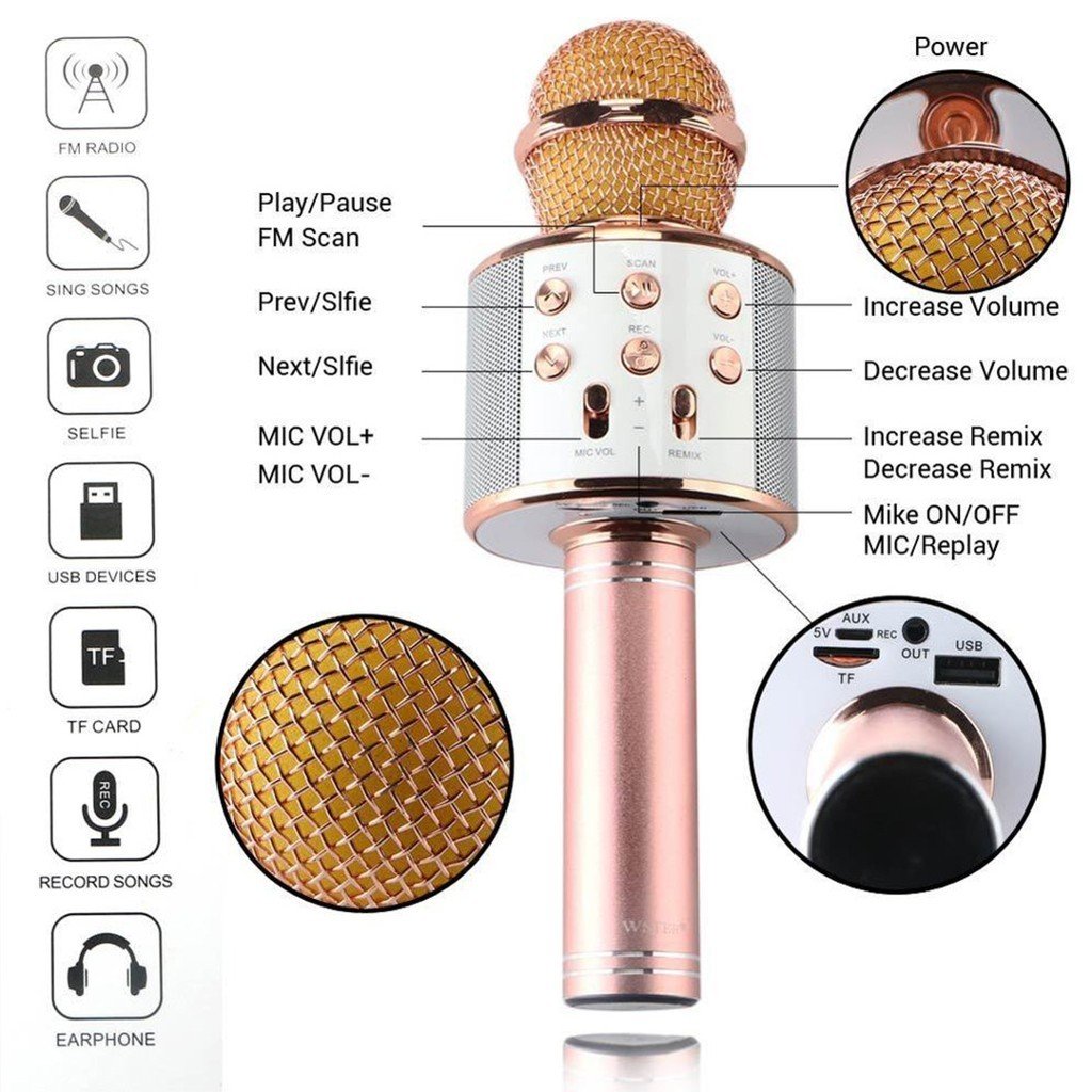 Bluetooth Karaoke Mikrofon (5563) #3