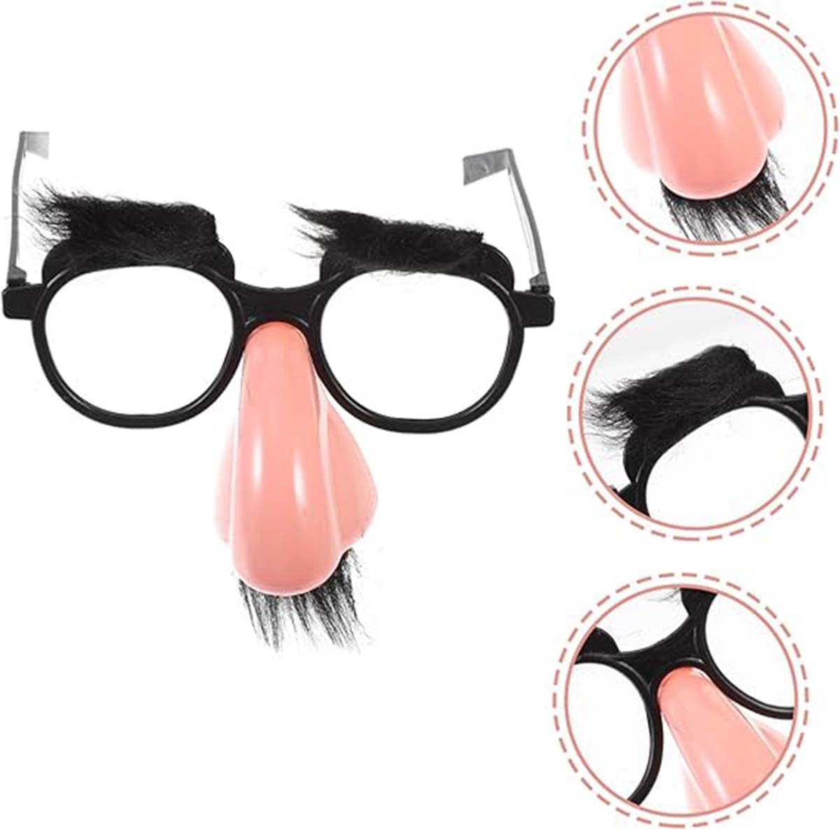 Eğlenceli Kılık Değiştirme Kaş Bıyık Mizah Gözlüğü 9x13 cm (5563) #4