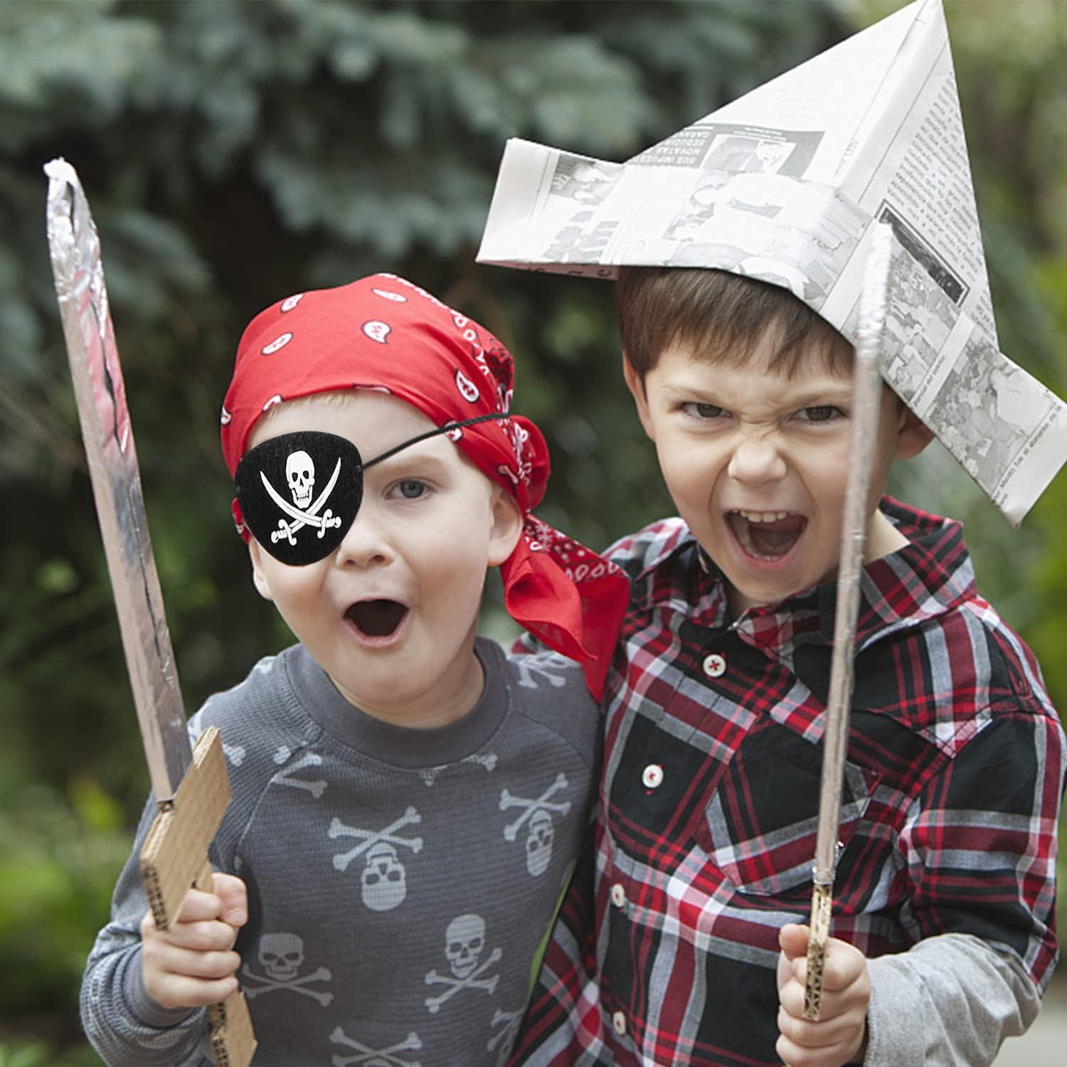 Vinleks Deri Korsan Göz Bandı Göz Maskesi Lastikli (5563) #2