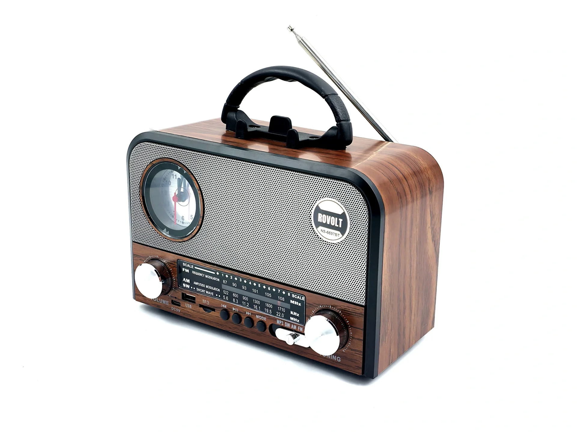 Nns NS-6697BT tragbares Bluetooth Nostalgieradio (5563) #3