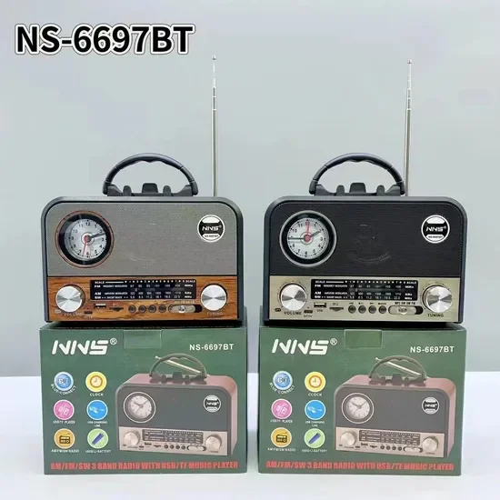 Nns NS-6697BT tragbares Bluetooth Nostalgieradio (5563) #5
