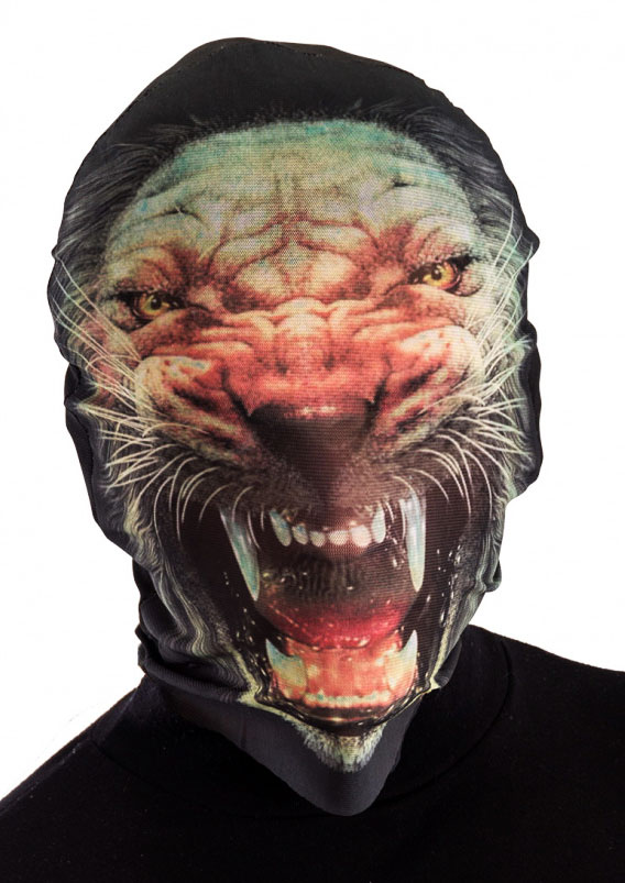 Kafaya Tam Geçmeli Aslan Maskesi - Streç Aslan Maskesi Model 3 (5563)