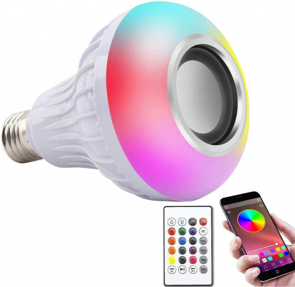 Bluetooth Speaker Smart LED Light Bulb (5563) #3