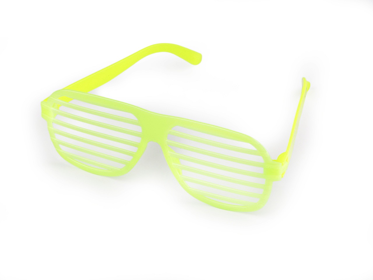 Retro Neon Verschlussbrille 12er Set – 80er 90er Party Style (5563) #4
