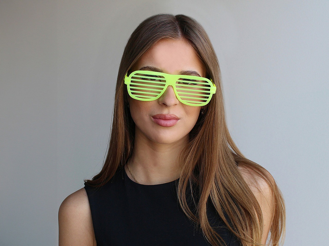 Retro Neon Verschlussbrille 12er Set – 80er 90er Party Style (5563) #5