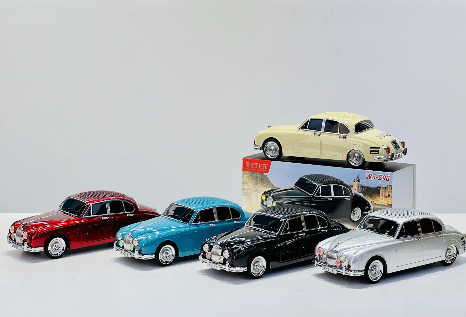 WS-596 Auto-Design Kabelloses Bluetooth-Lautsprecher Schwarz (5563) #3