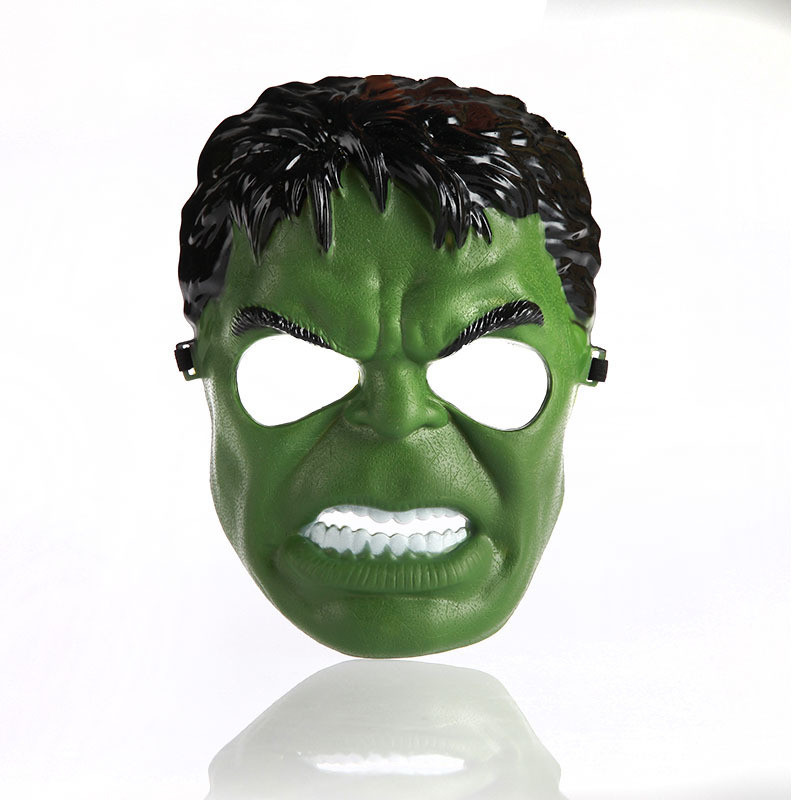 Yeşil Renk Süper Kahraman Dev Adam Hulk Maskesi (5563) #2