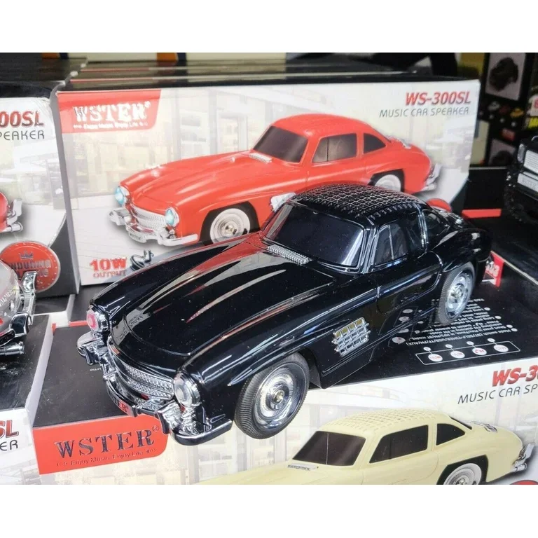 WS-300SL Classic Mercedes Model 10W Bluetooth Speaker FM Radio USB #2