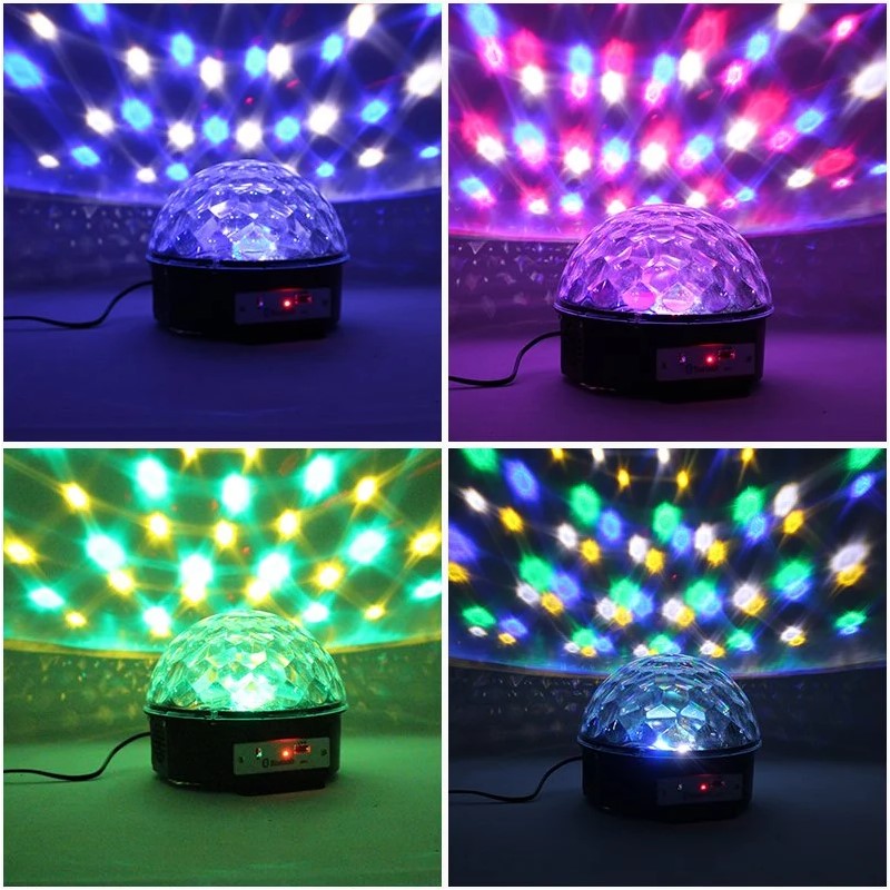 USB-Bluetooth Remote Control Speaker Half Globe Disco Ball (5563) #2