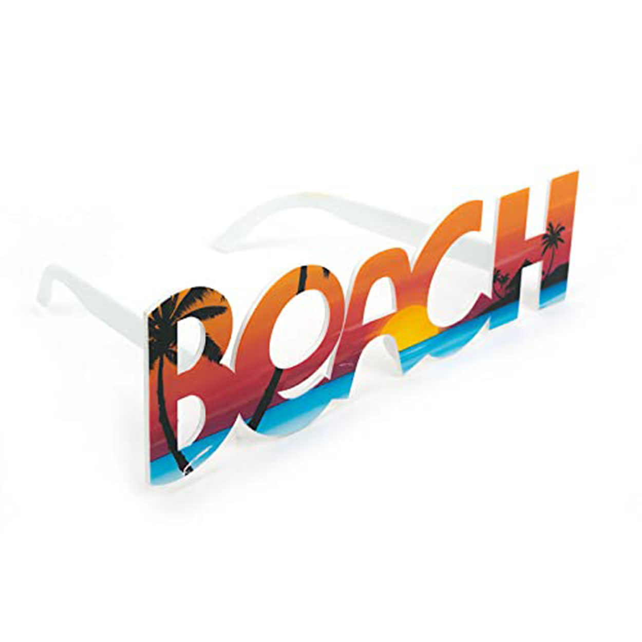 Beach Yazılı Parti Gözlüğü Yaza Merhaba Hawaii Show Gözlüğü 19x6 cm (5563) #4