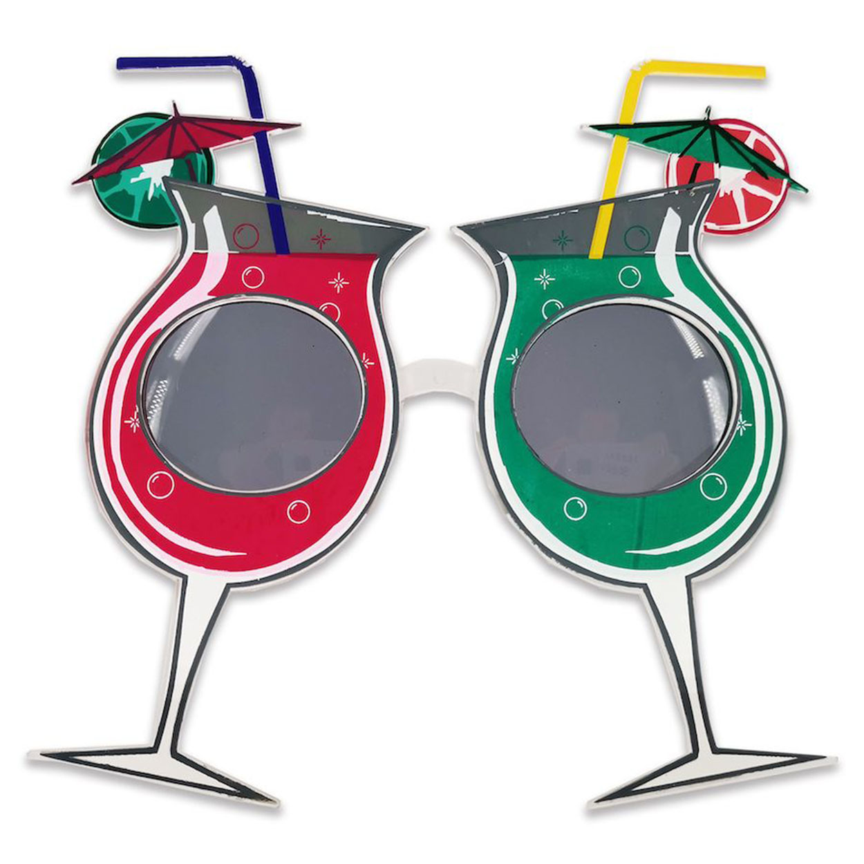 Cocktail-Design Hawaii Sommer Party Brille 15x16 cm (5563) #4