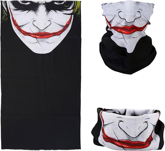 Joker-Muster Multifunktionales Buff – Gesichts-, Hals- und Bandana-Maske Nr. 5 (5563) #2