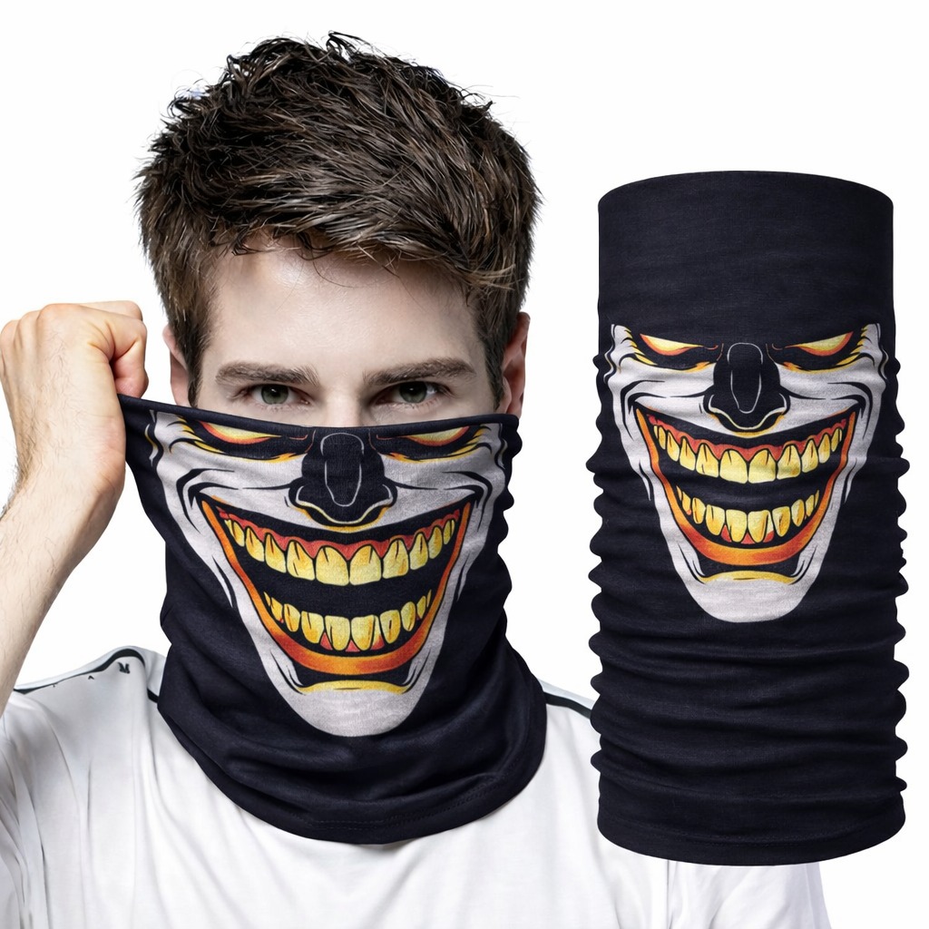 Joker Gülüşlü Baf Maske – Çok Amaçlı Boyunluk Bandana 3 No (