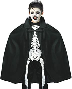 Siyah Renk Yakalı Halloween Pelerini 90 cm (5563) #4