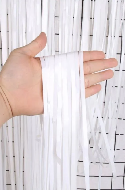 Soft Weiße Wand- und Türvorhang 90x200 cm (5563) #2