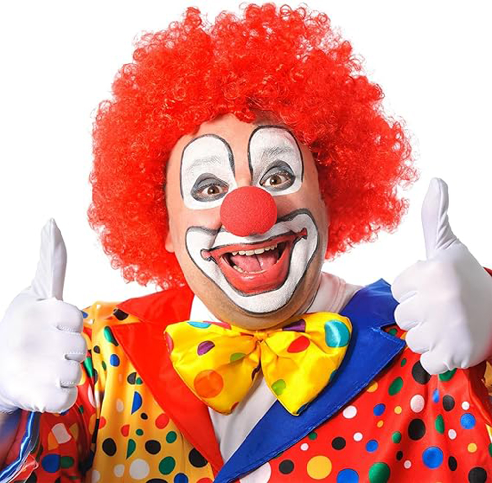 Kırmızı Renk Sünger Palyaço Burnu Takma Burun 10 Adet (5563) #2