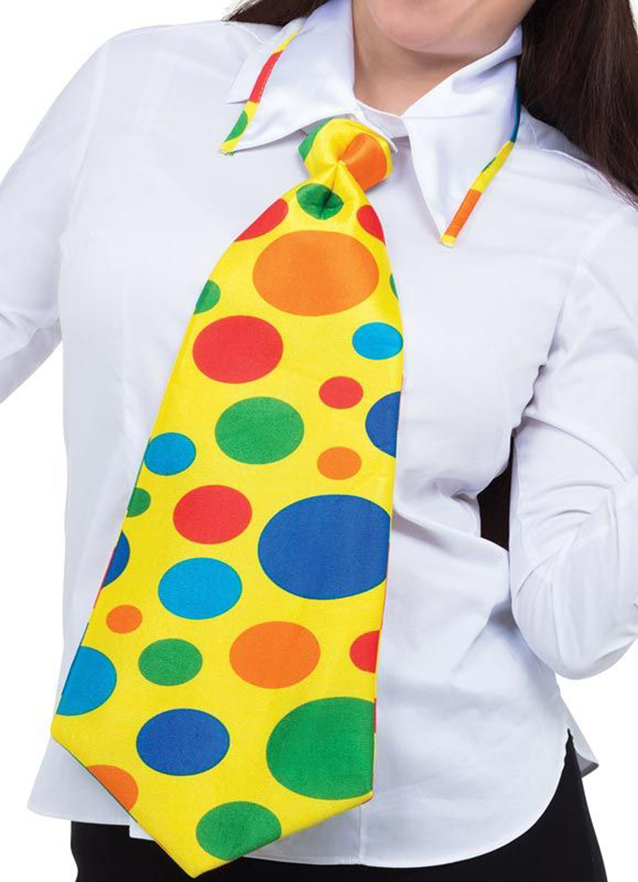 Palyaço Kravatı Lastikli Geniş Kesim 17x37 cm (5563) #4