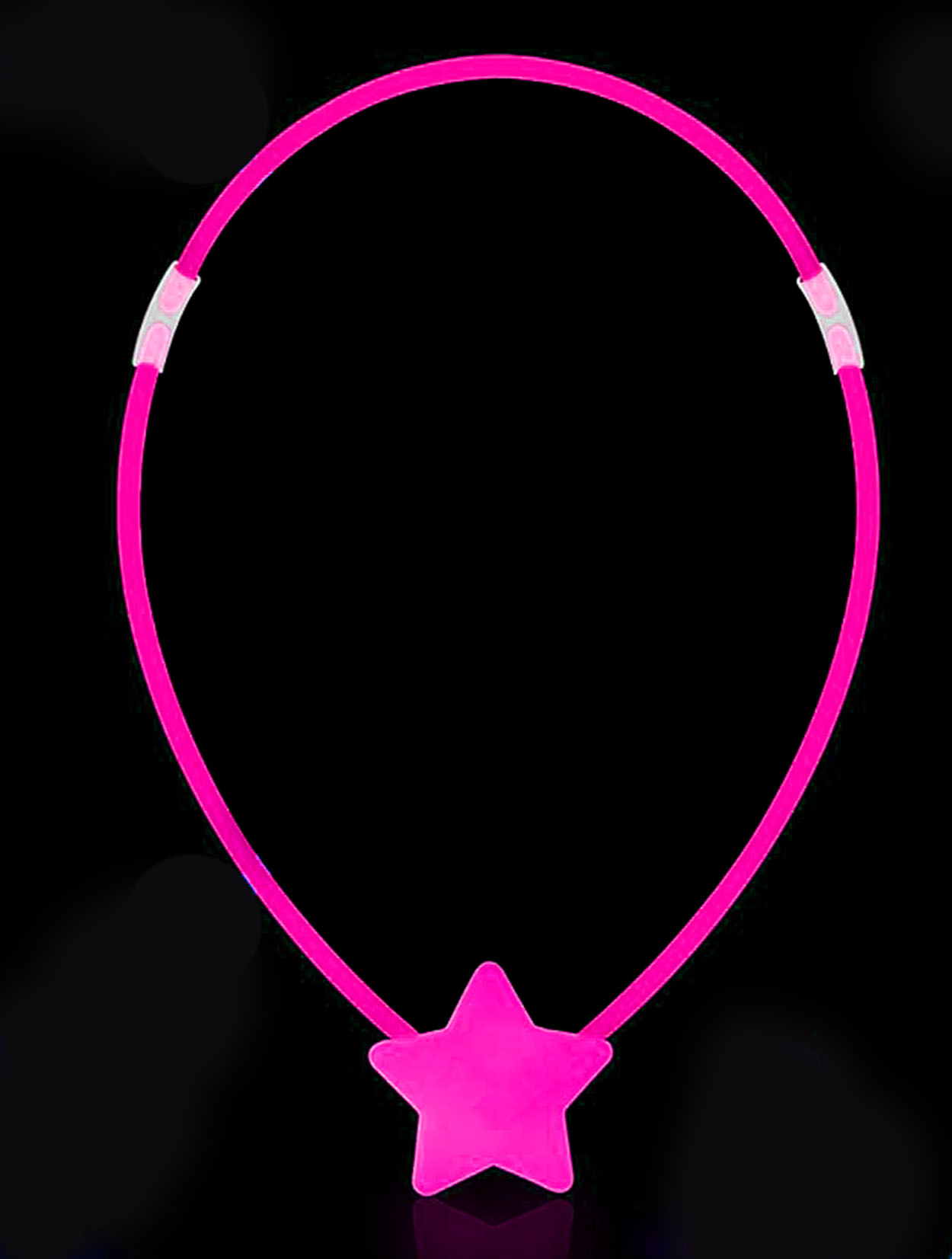 Glow Stick Yıldız Kolye - Glow Kolye - Glow Stick Partisi Yıldız Kolye 6 Adet (5563) #2