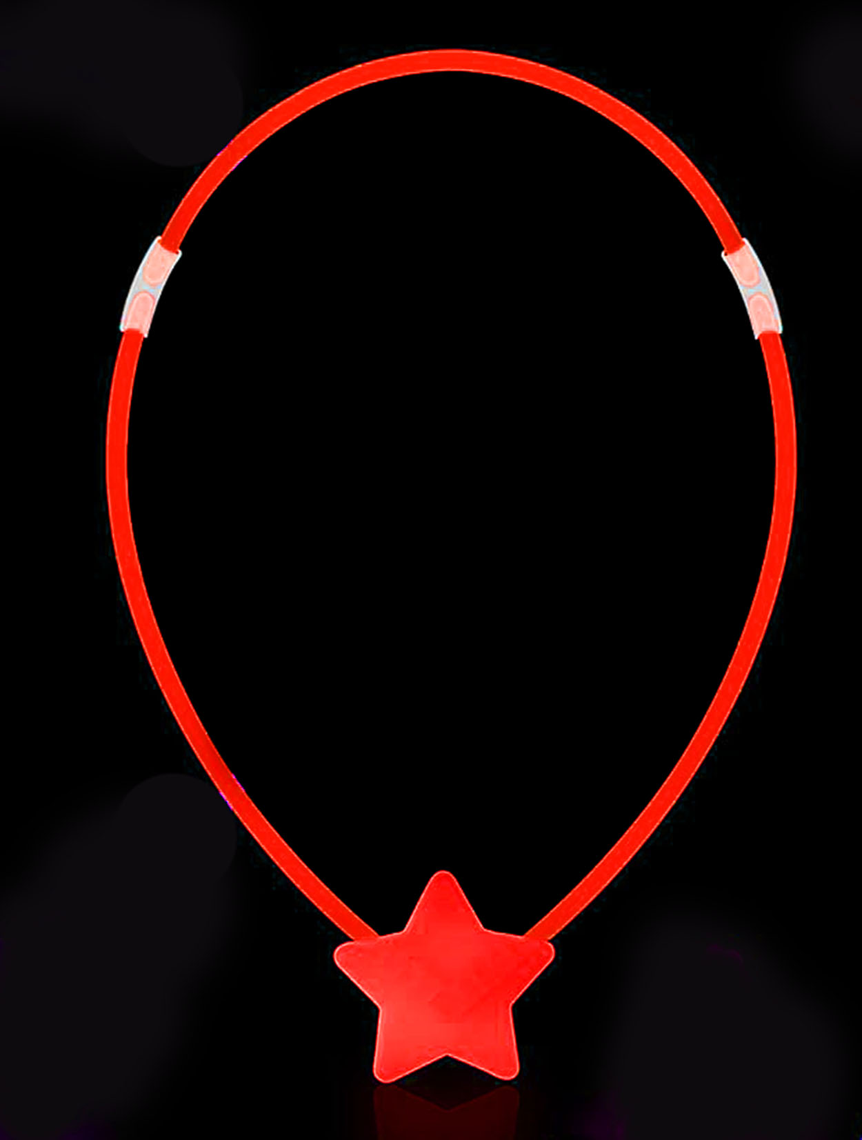 Glow Stick Yıldız Kolye - Glow Kolye - Glow Stick Partisi Yıldız Kolye 6 Adet (5563) #4