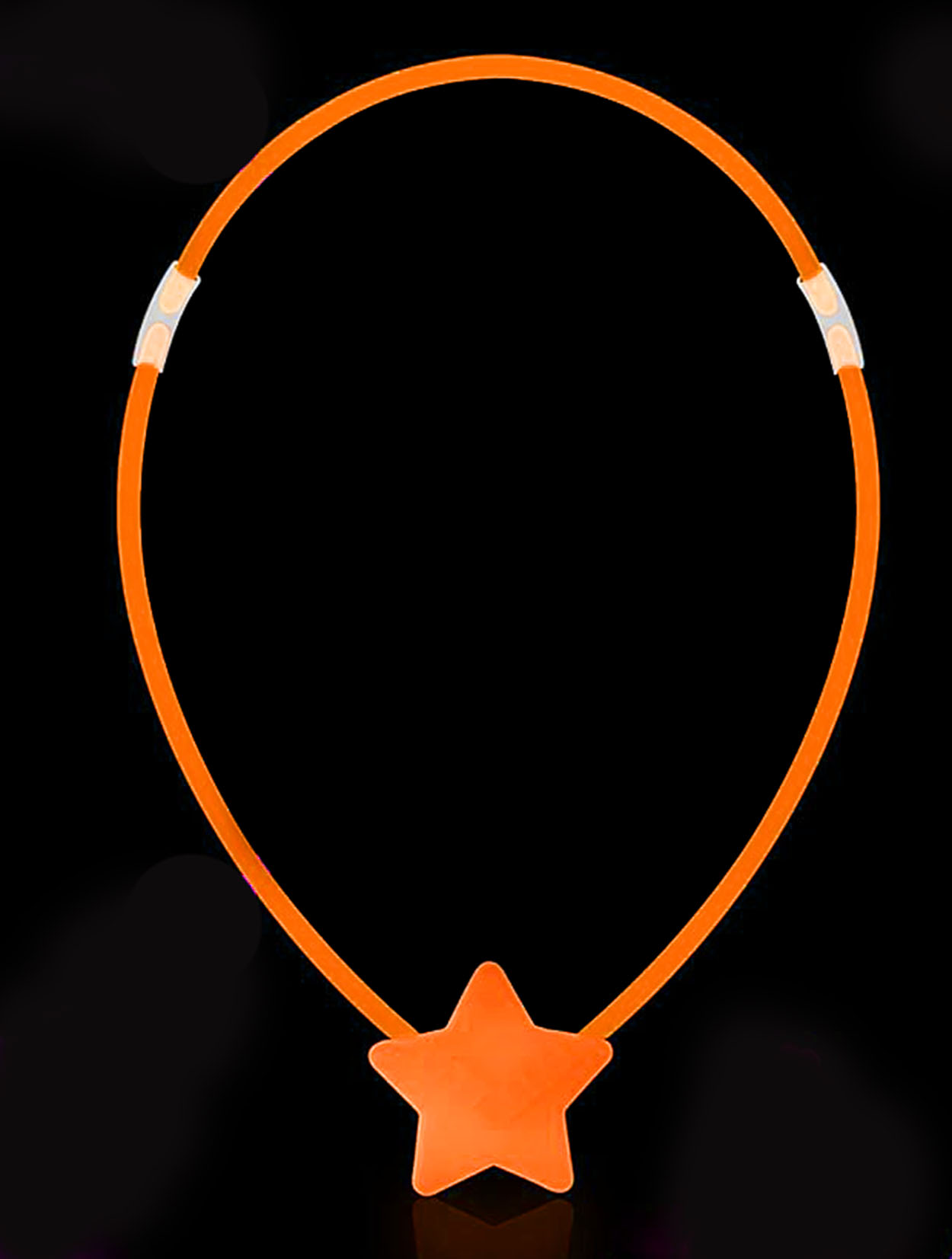 Glow Stick Yıldız Kolye - Glow Kolye - Glow Stick Partisi Yıldız Kolye 6 Adet (5563) #5