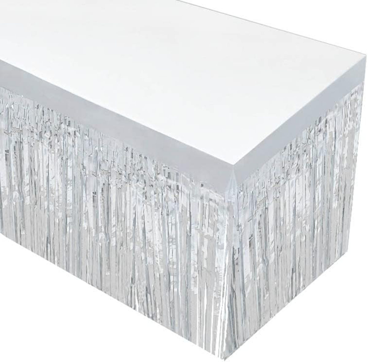 Gümüş Metalize Masa Eteği 275x75 cm – Kendinden Yapışkanlı (5563) #3