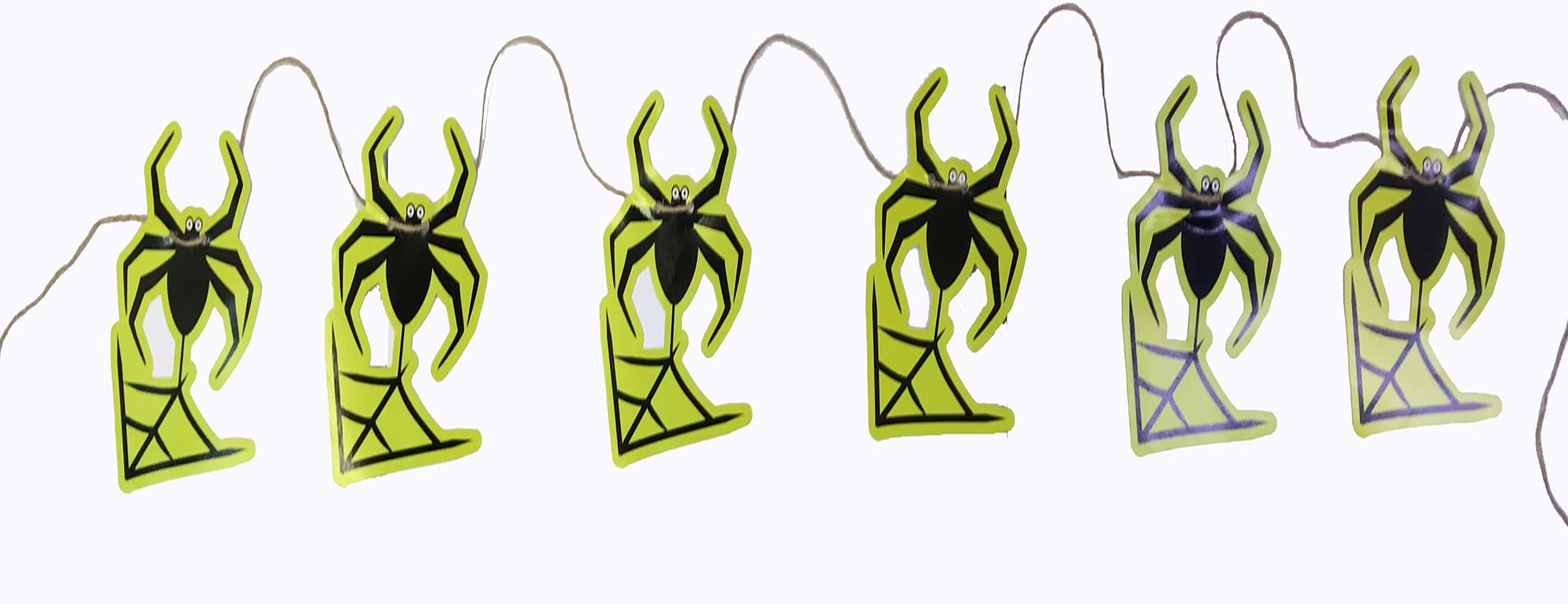 Örümcek Şekilli Asmalı Halloween Flama Banner Afiş 2 Metre (5563) #2
